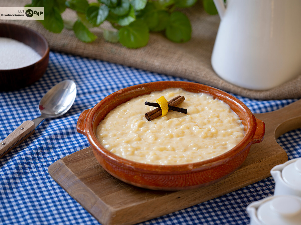 Arroz con leche casero